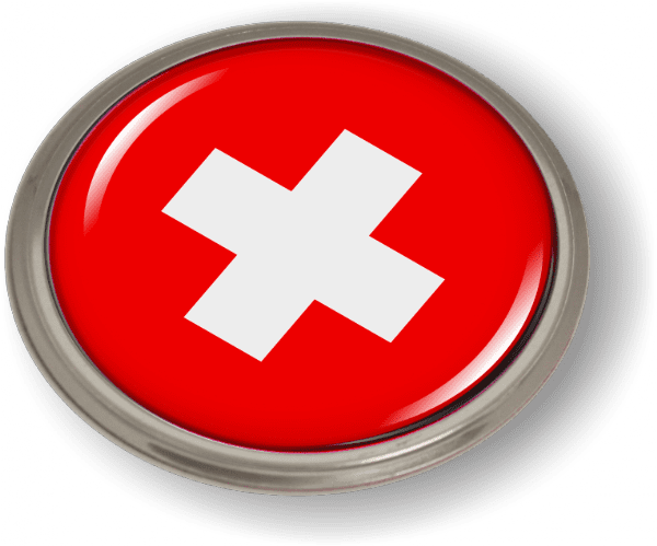 Switzerland - Flag - Country Emblem